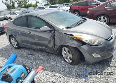 2013 Hyundai Elantra Gls from USA, damaged, VIN 5NPDH4AEXDH410857